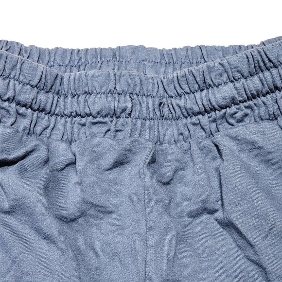 Gymshark Mens Relaxed Fit Joggers L Blue Gray Elastic Waist Zipper‎ Pocket - Picture 8 of 11